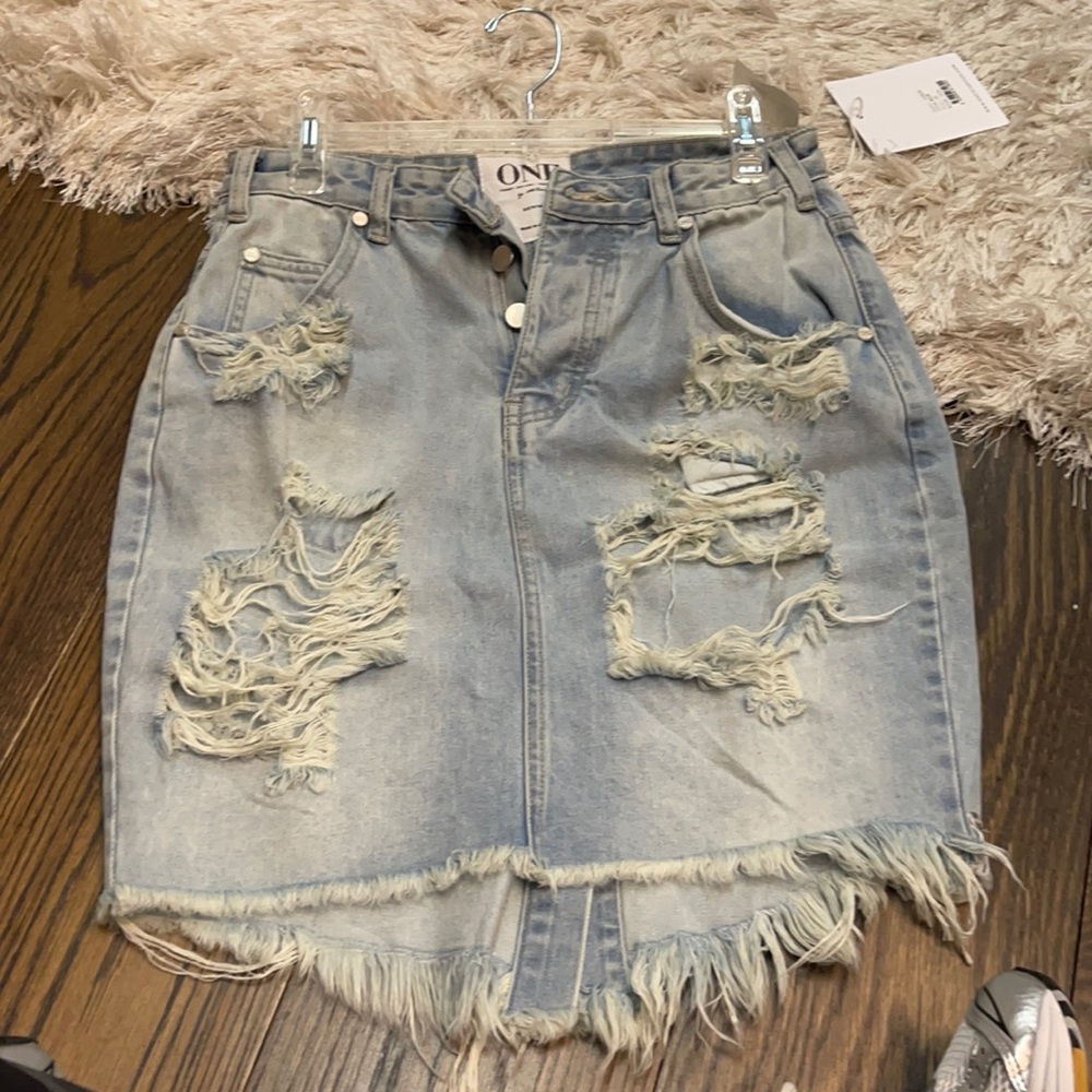 Jean skirt
